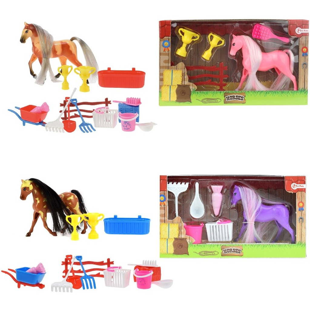 Pony jazdecká hracia súprava s trofejami a doplnkami v rôznych variantoch, 1 ks kép 3