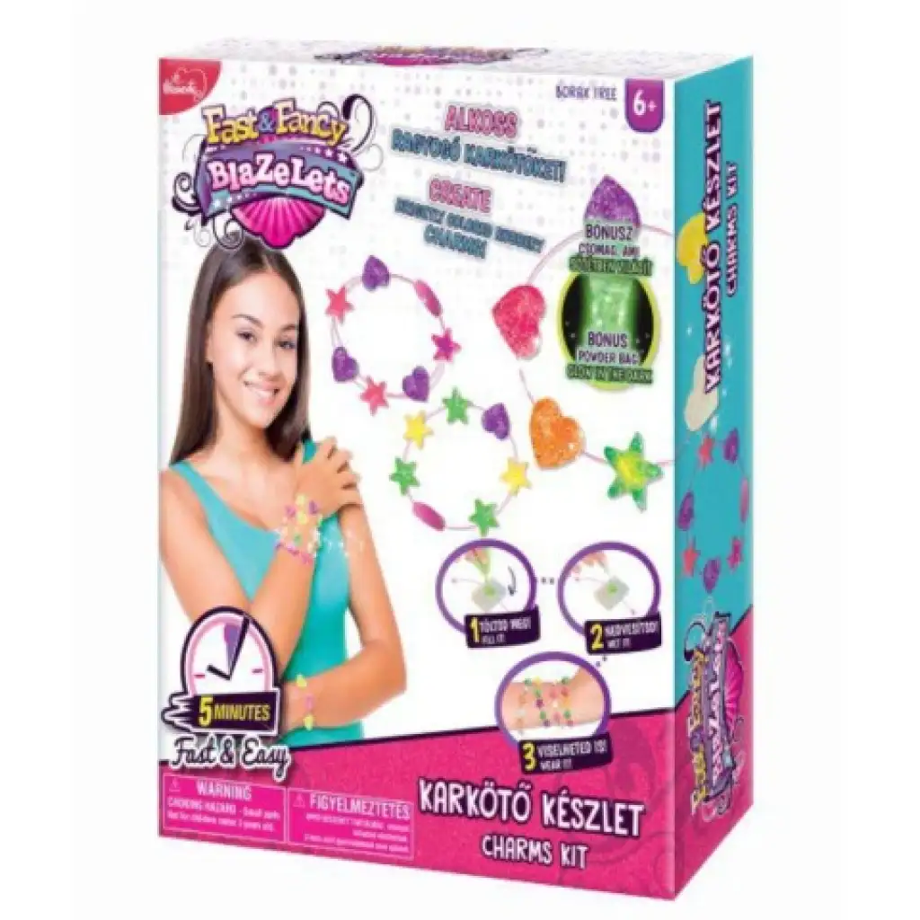 Fast & Fancy set na výrobu náramkov - prívesky