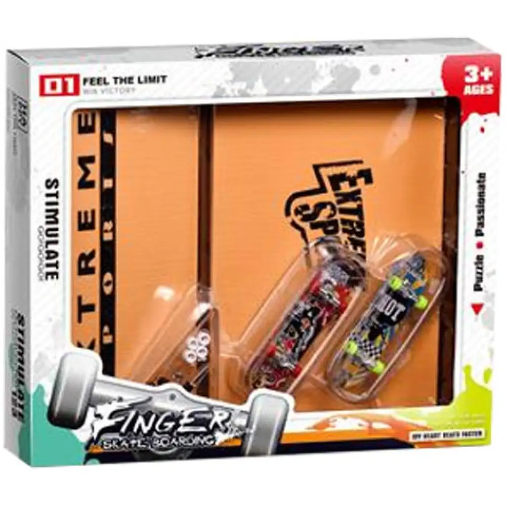 Feel the Limit finger skateboard set s prvkom Limit Extreme