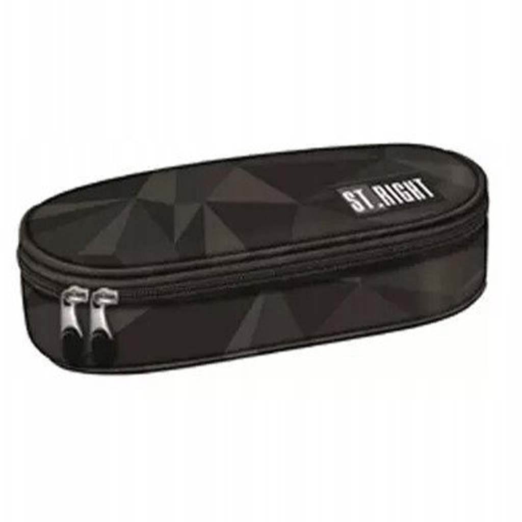 St.Right čierny oválny peračník PC01 23x9,5x6 cm kép 2