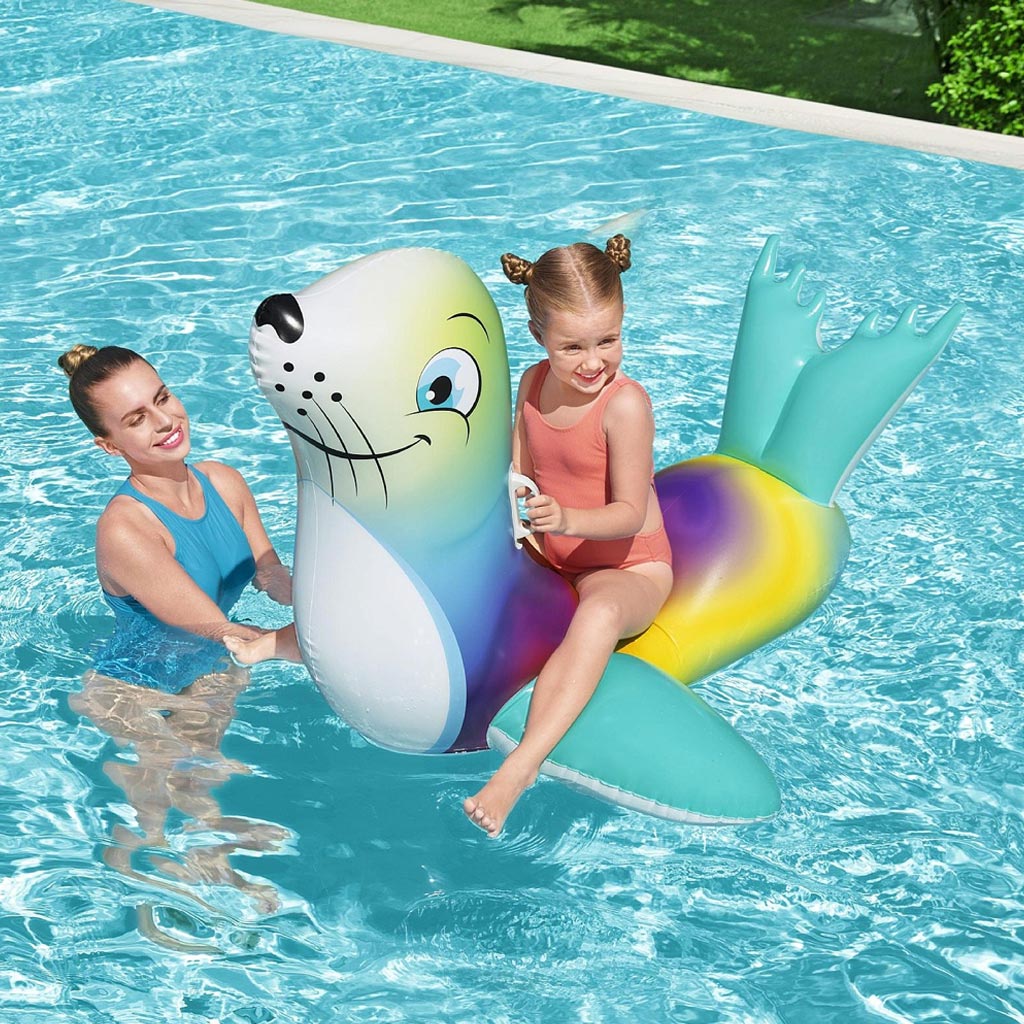 Bestway: Nafukovací matrac v tvare tulene na jazdenie 157x114 cm kép 2