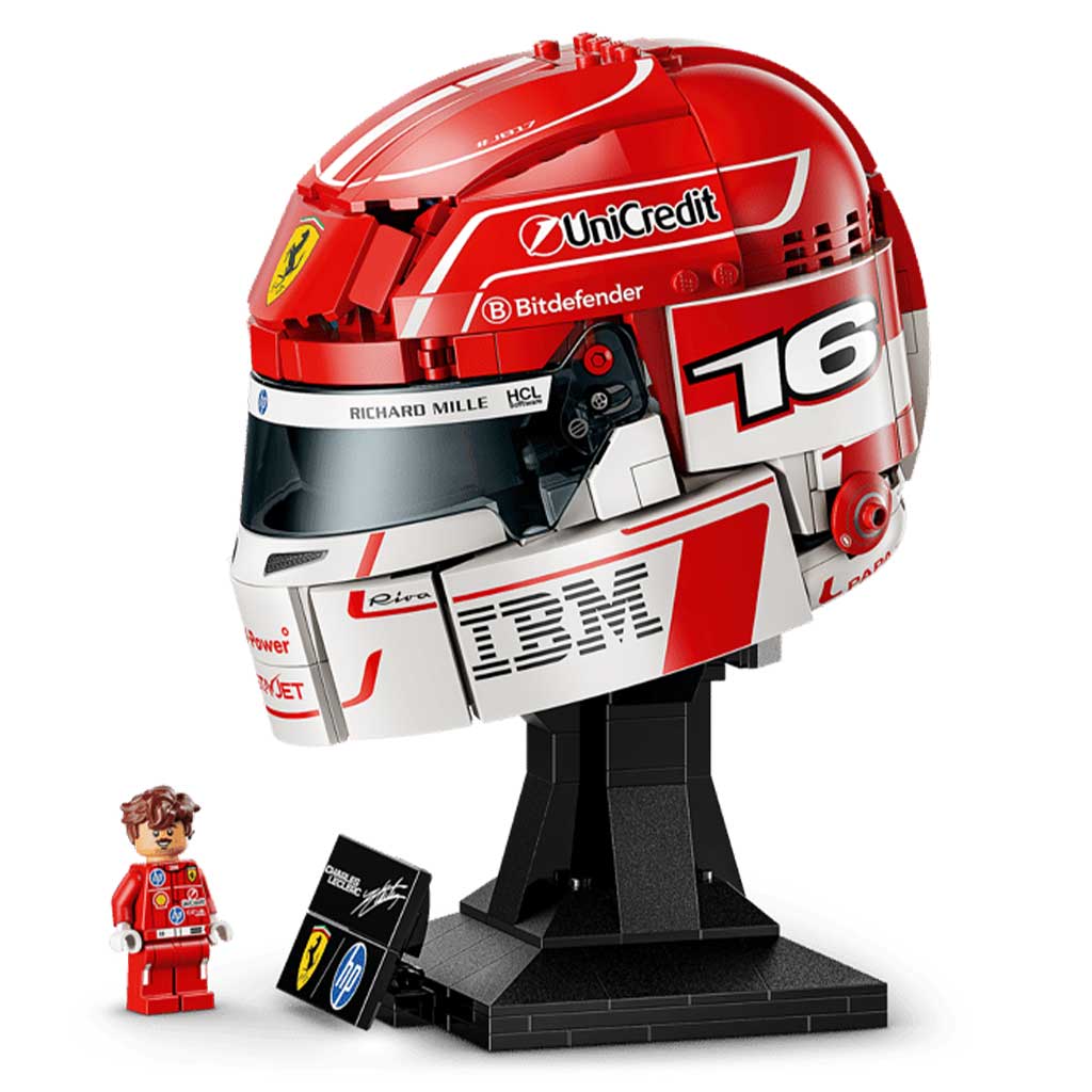 LEGO® Editions: Scuderia Ferrari HP Charles Leclerc sisakja (43014) kép 3