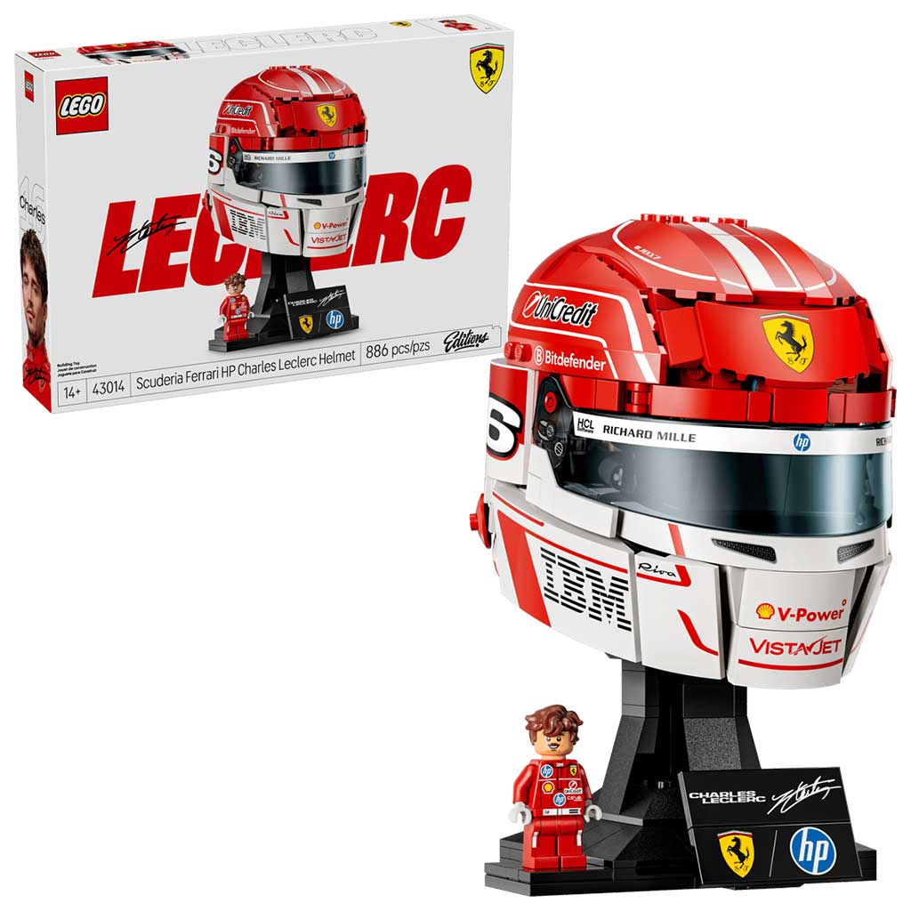LEGO® Editions: Scuderia Ferrari HP Charles Leclerc sisakja (43014) kép 1
