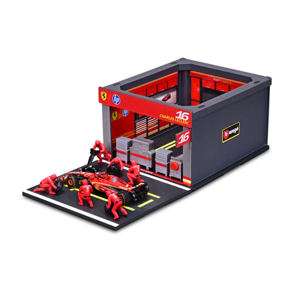 Bburago: F1 pretekárske auto 1/43 – Ferrari SF-24 boxová ulička kép 3