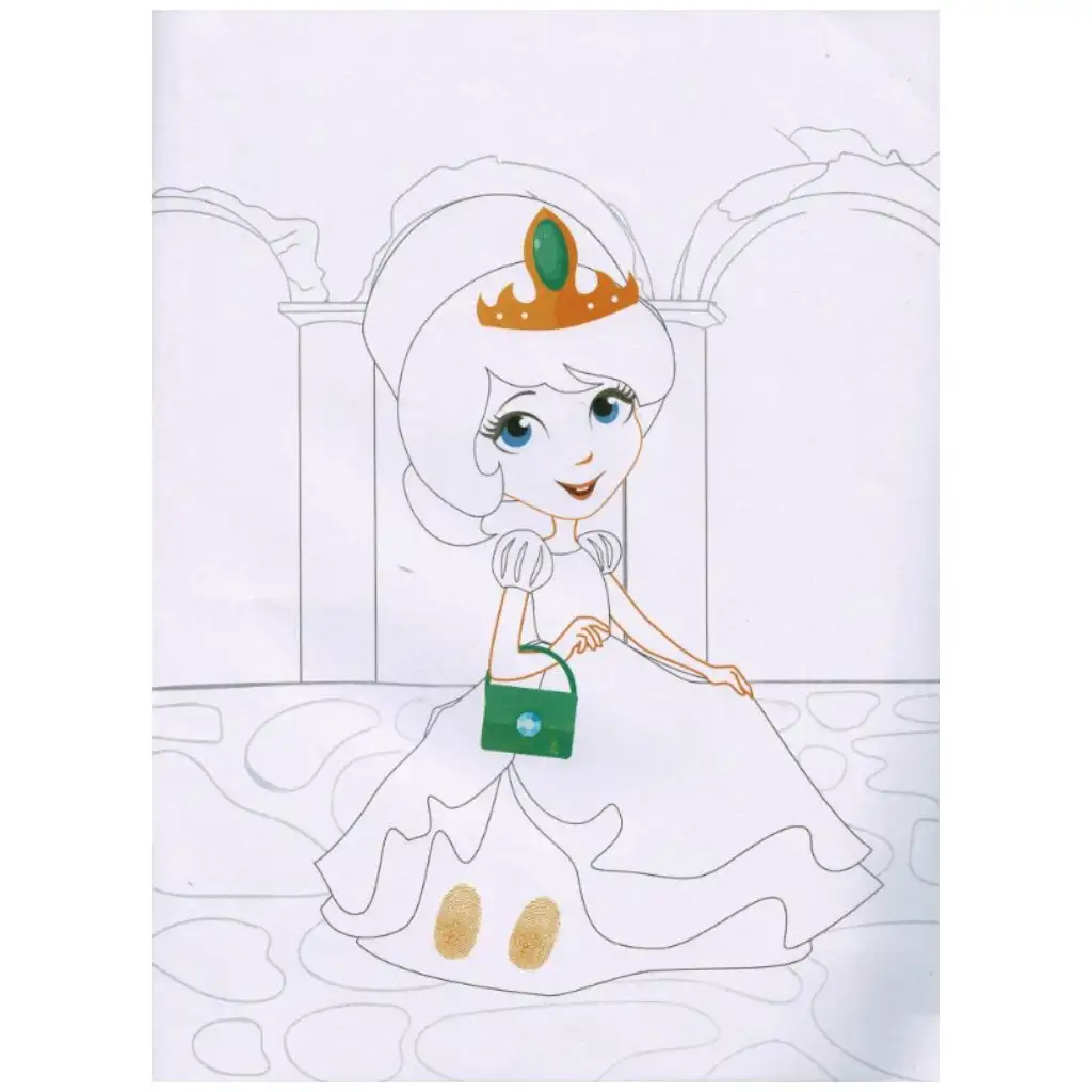 Maľuj prstom - Hercegnők kép 3