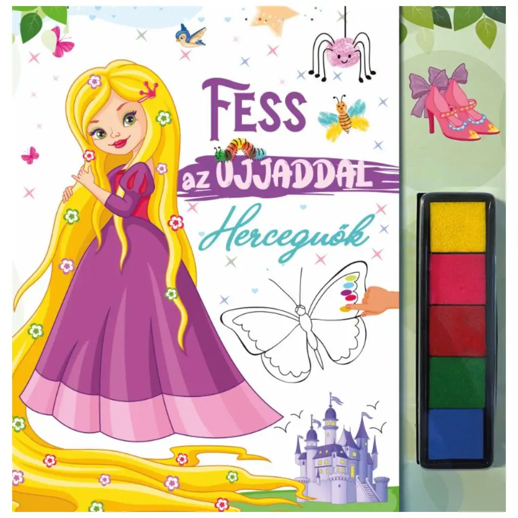 Maľuj prstom - Hercegnők