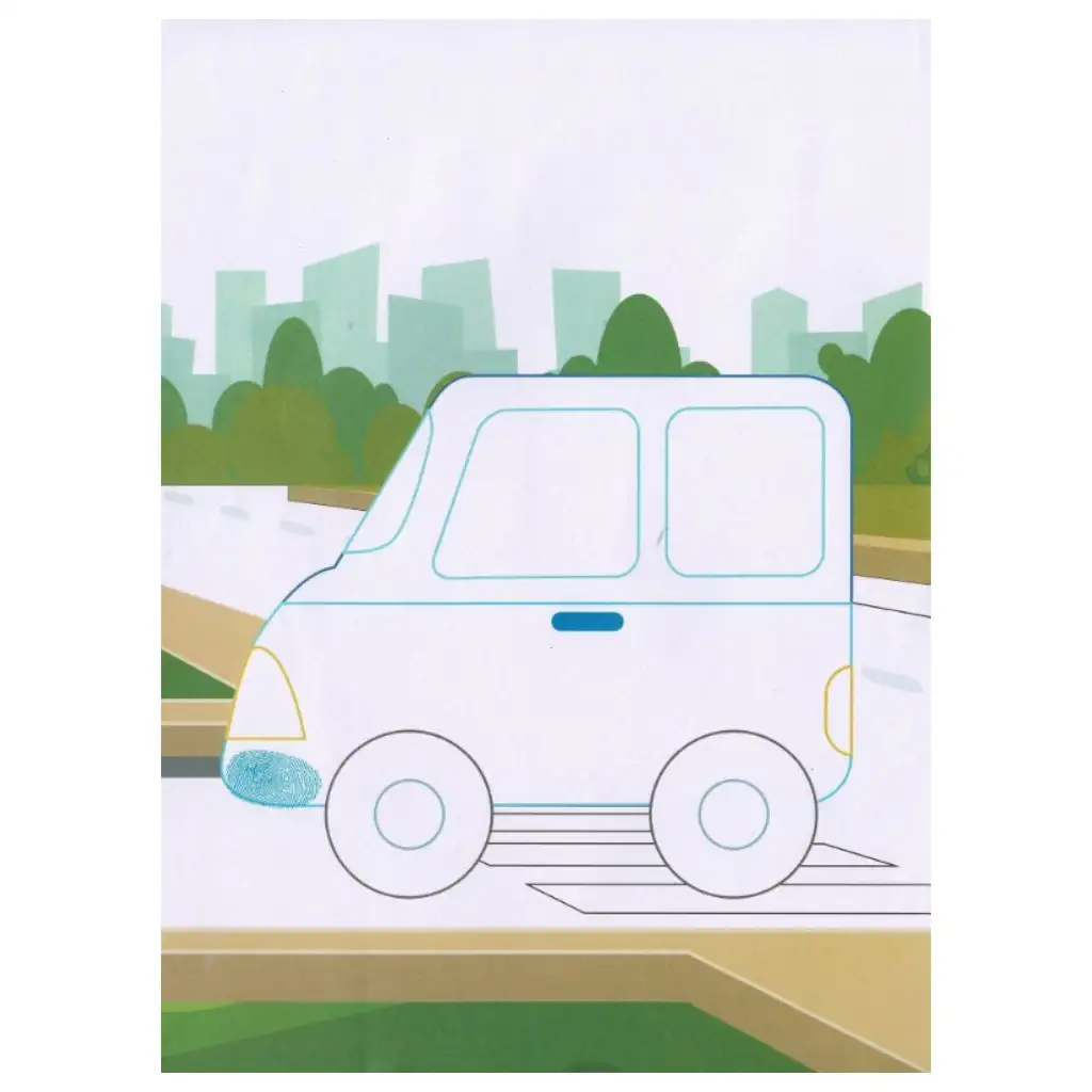 Maľuj prstom - Járművek kép 2