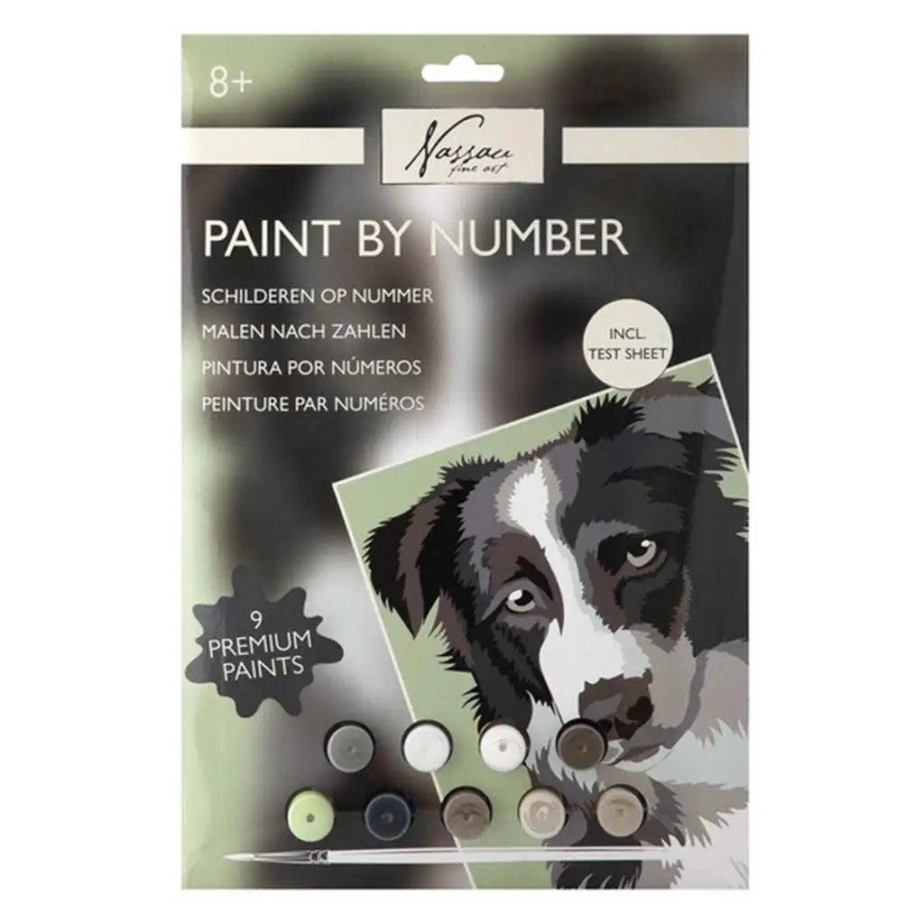 Maľovanie podľa čísel 33,5x23,8 cm obraz - Pes