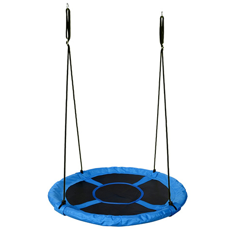 Wonderland hniezdo-hojdačka 110 cm - Modrá farba