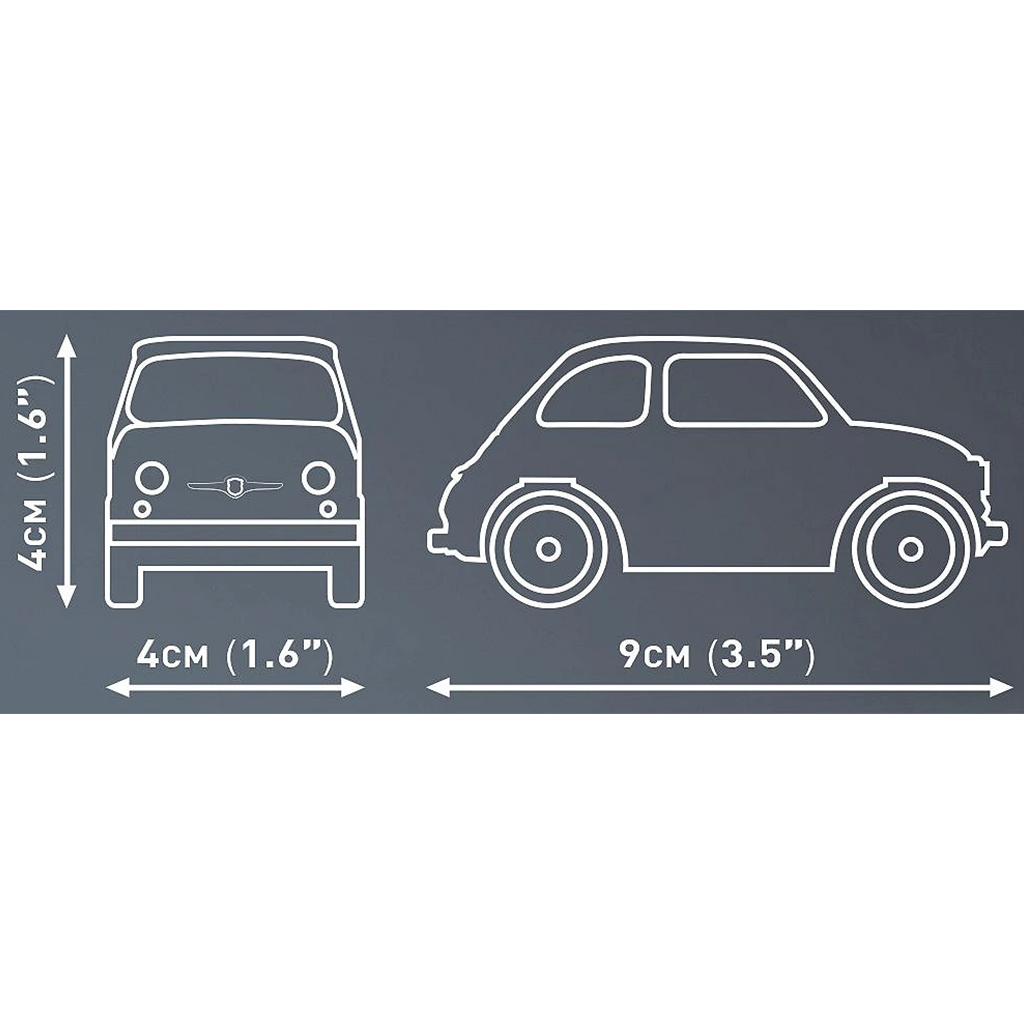 COBI: Stavebnica Fiat Abarth 595 (24514) kép 3