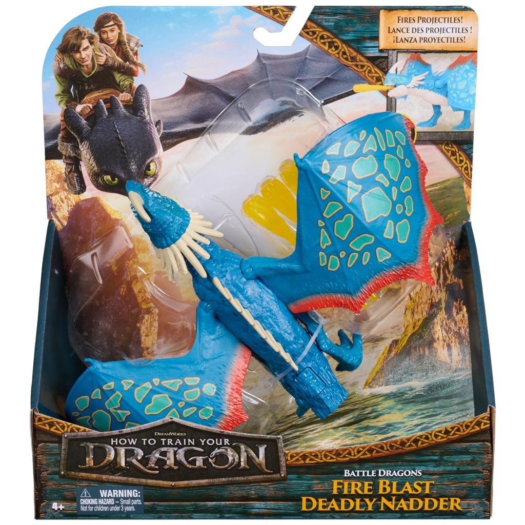Ako si vycvičiť draka: Akčná figúrka Fire Blast Šmykľavý drak - Spin Master