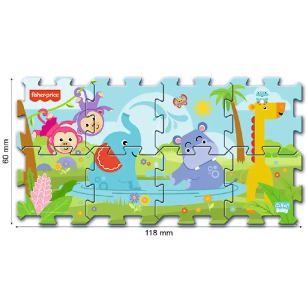 Fisher-Price Állatos szivacs puzzle - Trefl kép 2