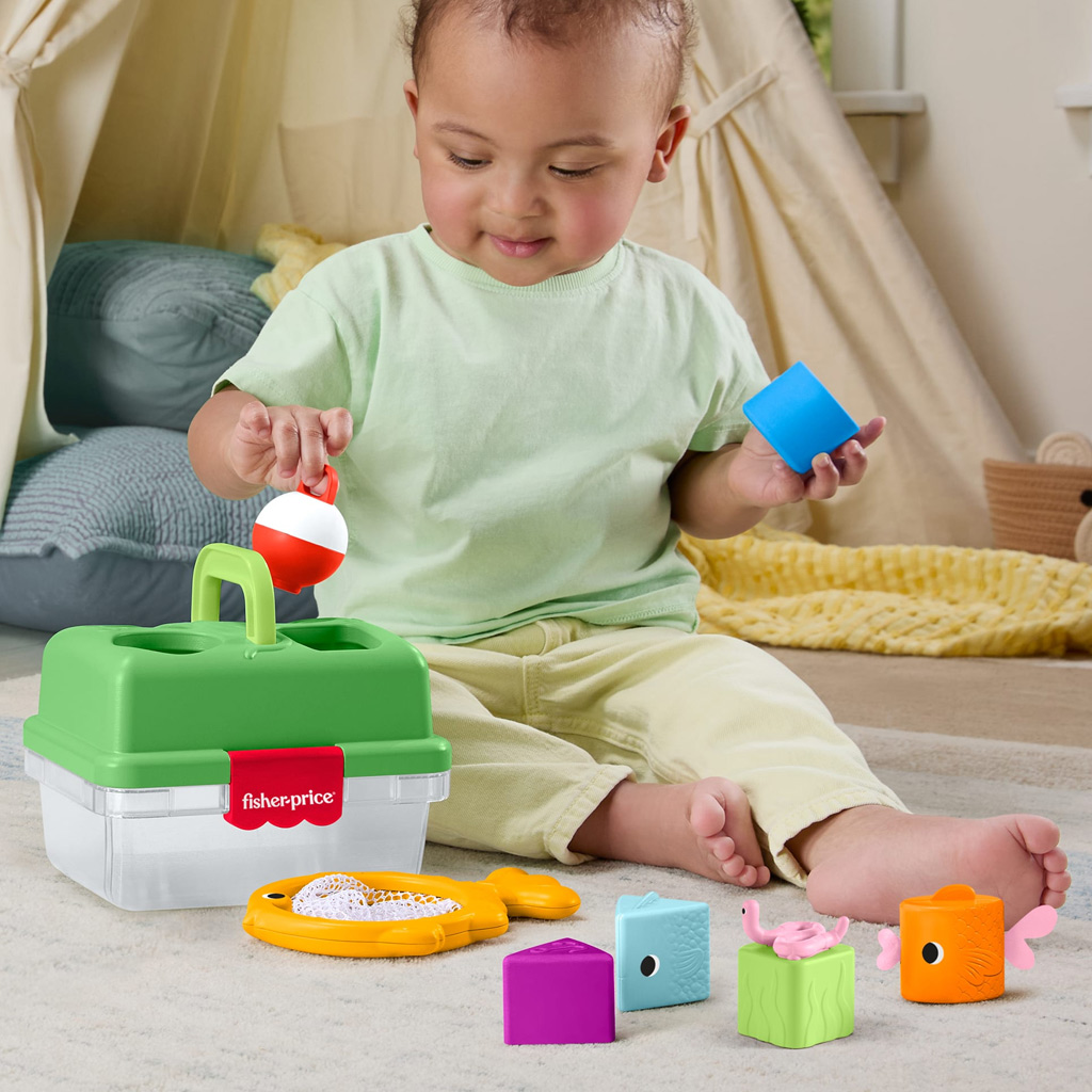 Fisher-Price: Krabička na triedenie tvarov s návnadou - Mattel kép 3