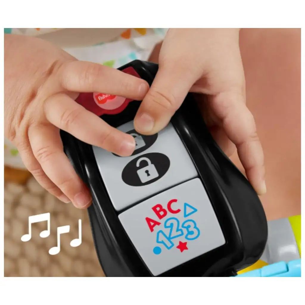 Fisher-Price: Smiať sa a učiť sa Učiace sa autíčkové kľúče - Mattel kép 3