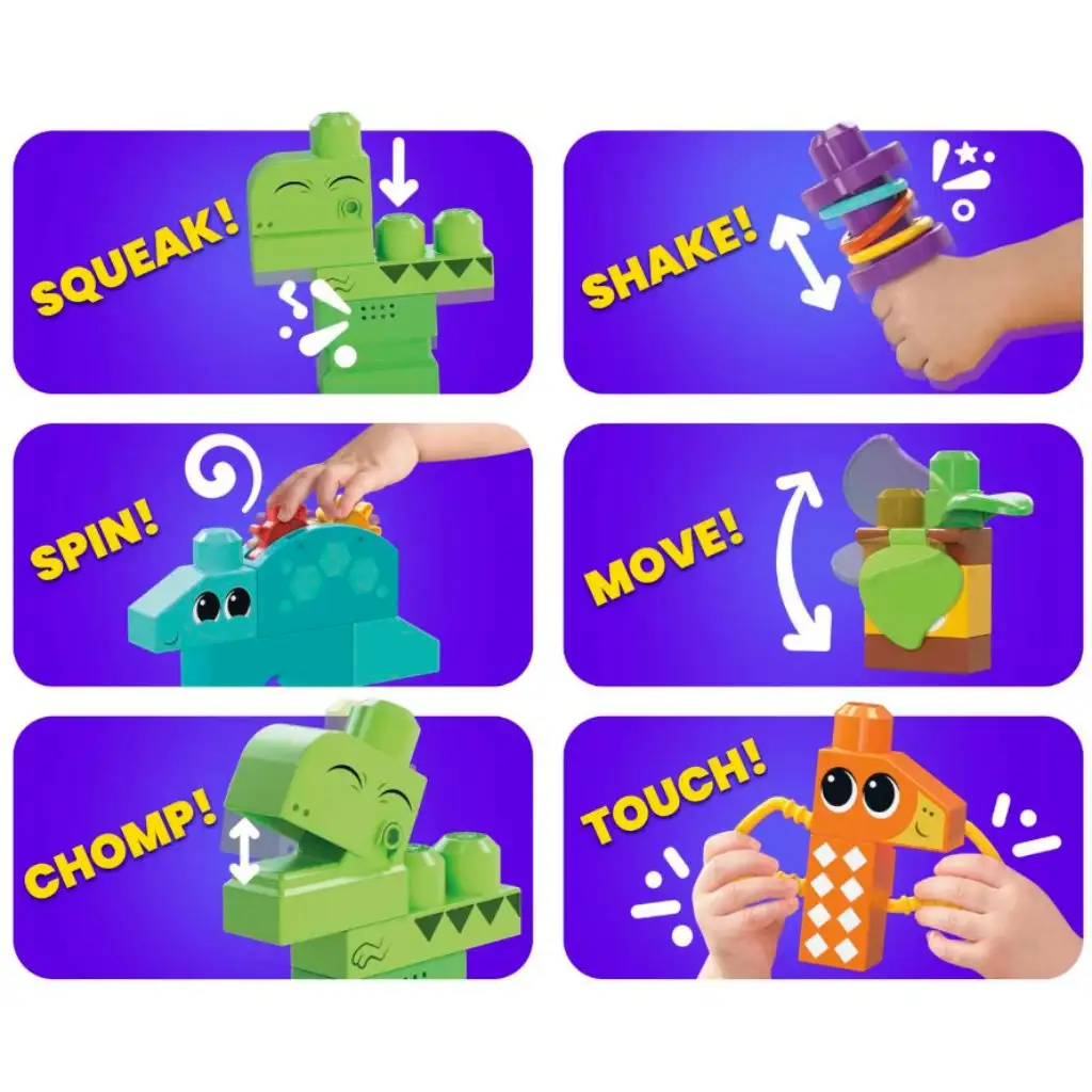 Fisher-Price: Dinosaurus stavebnica 24ks - Mega Bloks kép 3