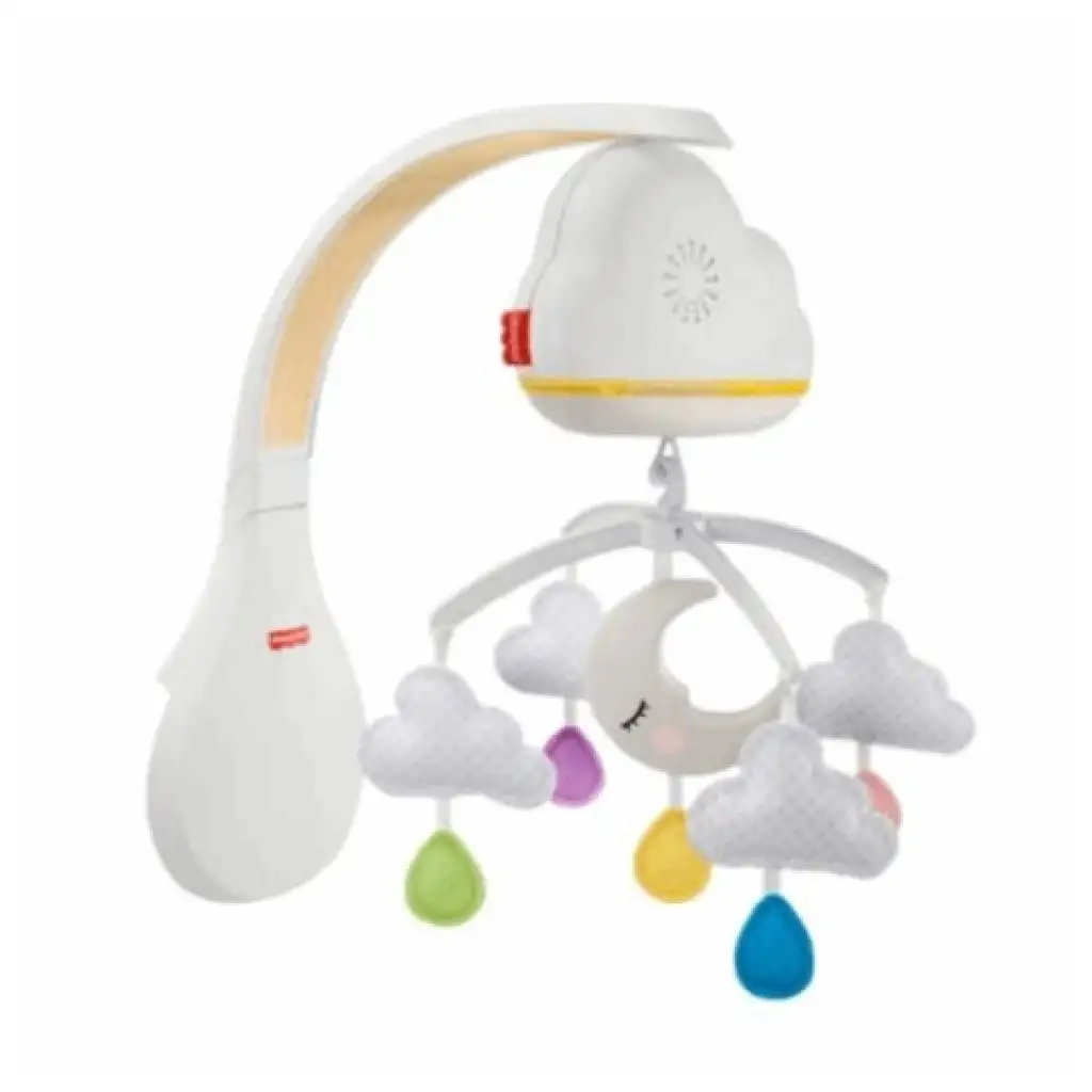 Fisher-Price: Nyugtató Felhők 2 az 1-ben kiságyforgó fénnyel és hanggal - Mattel kép 2