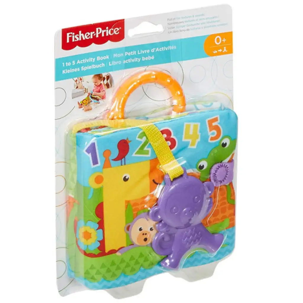 Fisher-Price: Počítajme  1 - 5 vzdelávacia kniha  - Mattel