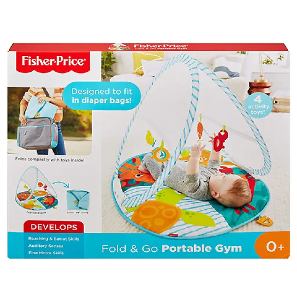 Fisher-Price: Praktický hrací koberec s rybyčkami - Mattel