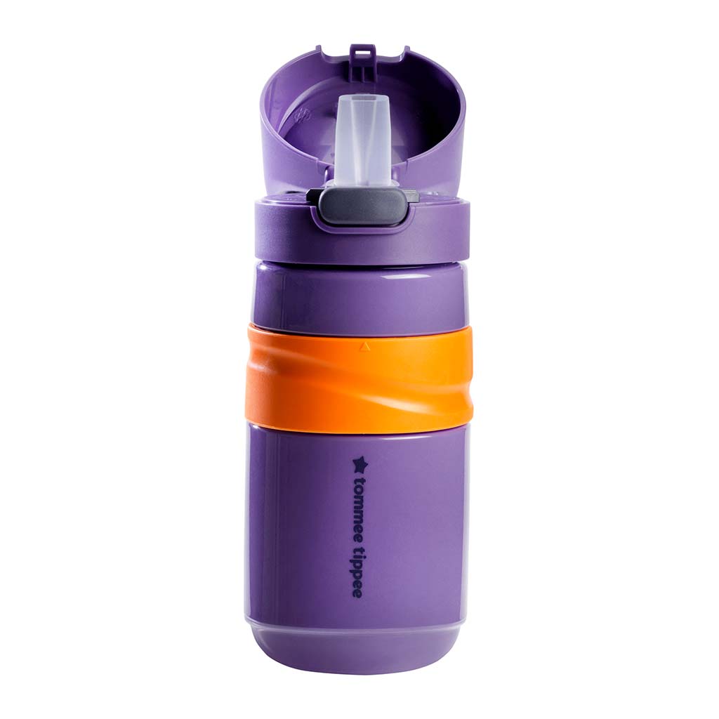 Tommee Tippee: Superstar Flip top slamka pohár so slamkou, fialovej farby, 500 ml (18 mesiacov +) kép 2