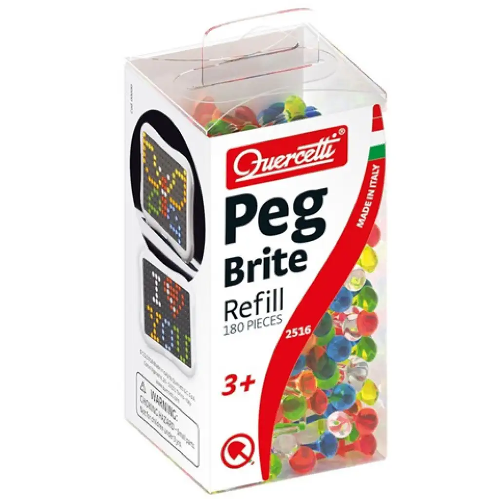 Quercetti: Fluorescenčná mozaika 180ks-ová náplň