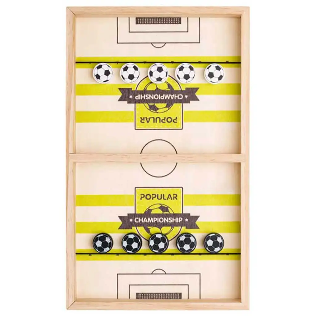 Futbalový Sling Puck drevená zručnostná stolová hra - Woodyland
