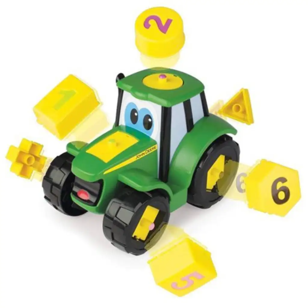 Johnny Traktor formaillesztő elemekkel - Tomy kép 3