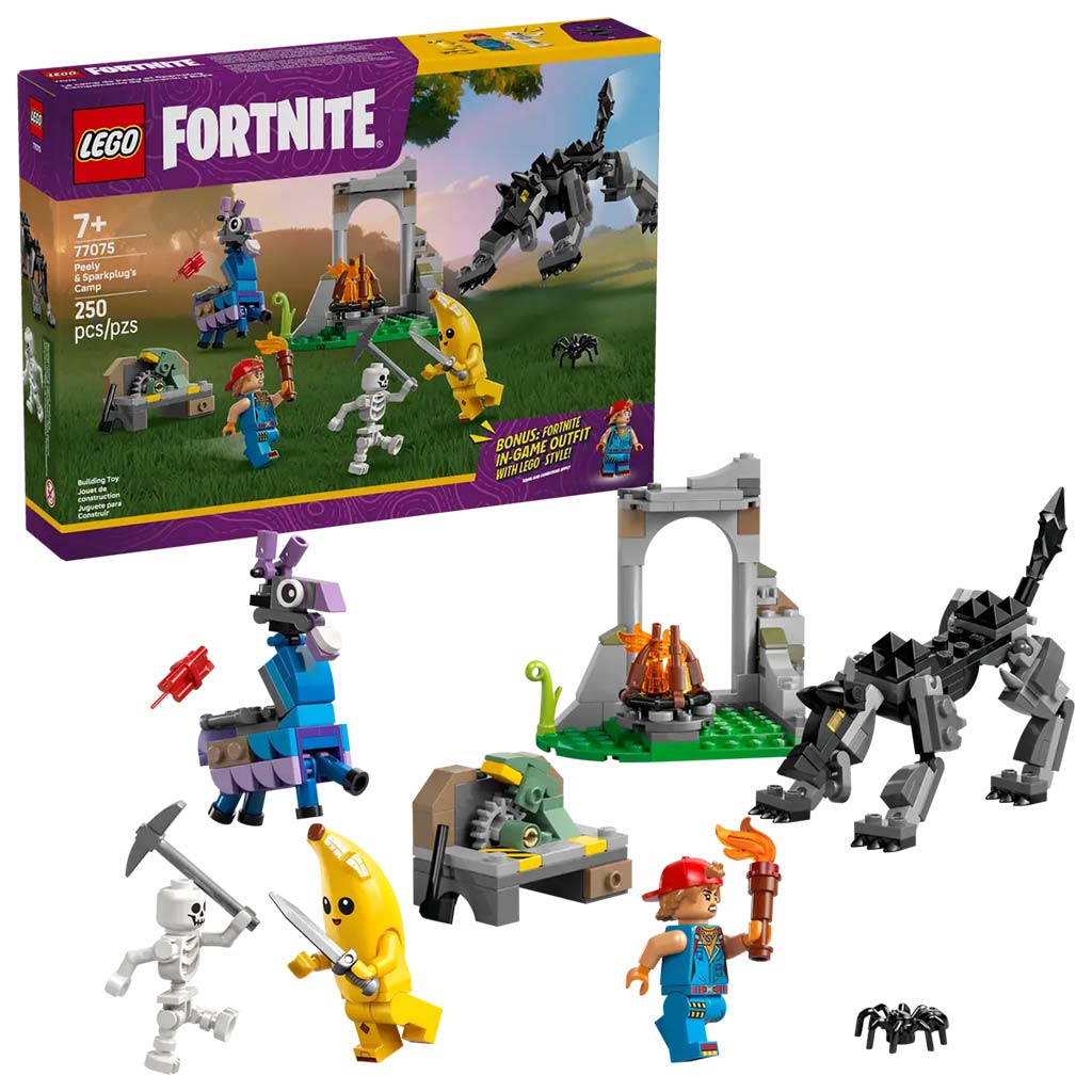 LEGO® Fortnite: Peely a Sparkplug táborisko (77075)