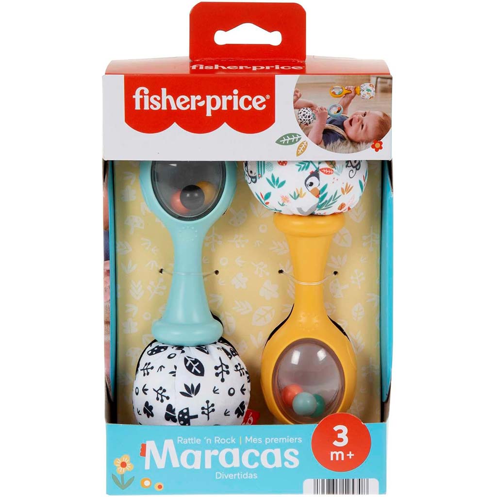 Fisher-Price: Hrká maracas pre bábätká - Mattel