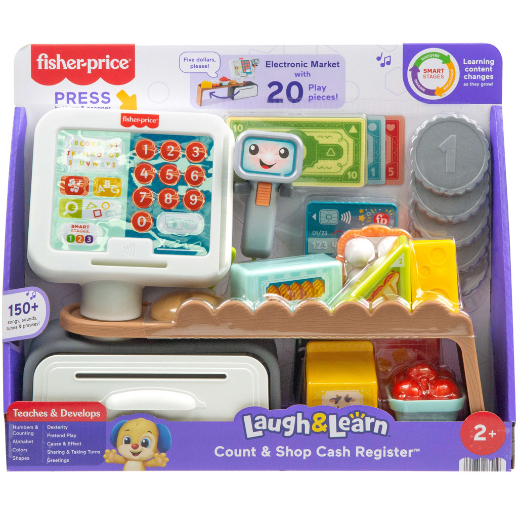 Fisher Price: Smej sa a rozvíjaj pokladňa - Mattel