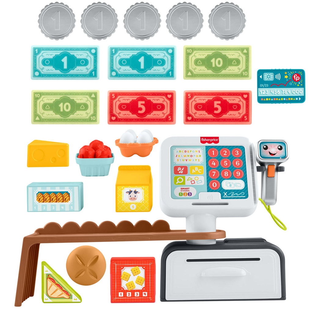 Fisher Price: Smej sa a rozvíjaj pokladňa - Mattel kép 4