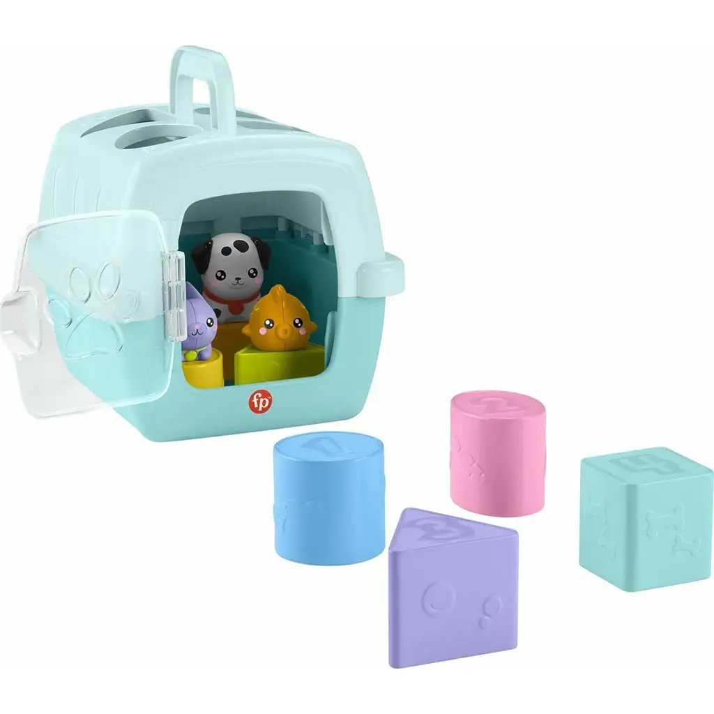 Fisher-Price: Kis kedvencek foglalkoztató Állatkás formaválogató - Mattel kép 3