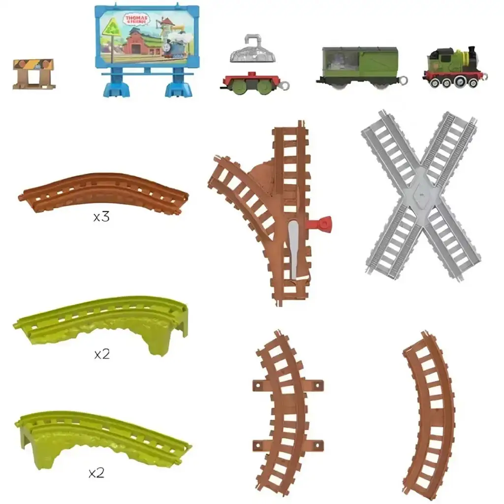 Fisher-Price: Thomas a priatelia - Whiffova recyklačná jazda súprava dráhy - Mattel kép 2