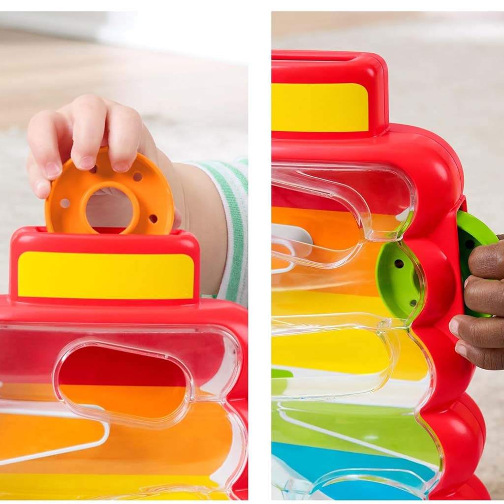 Fisher-Price: Hrací súprava so stohovacou vežou - Mattel kép 3