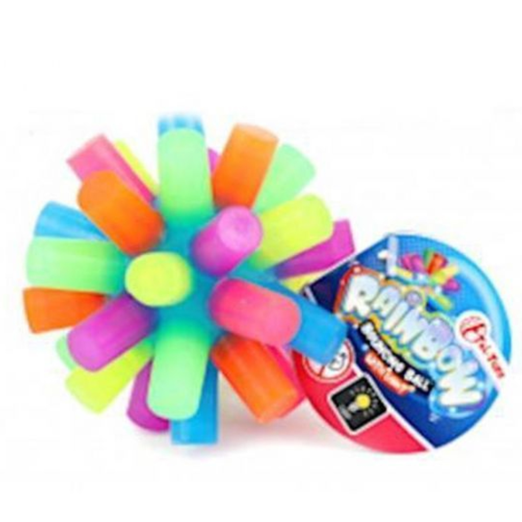 Fun dúhová svietiaca skákajúca loptička 1 ks kép 2