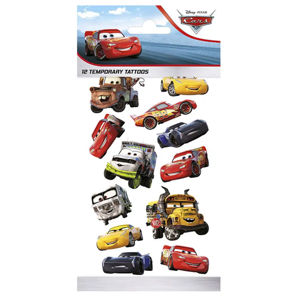 Súprava tetovaní s motívom Autá