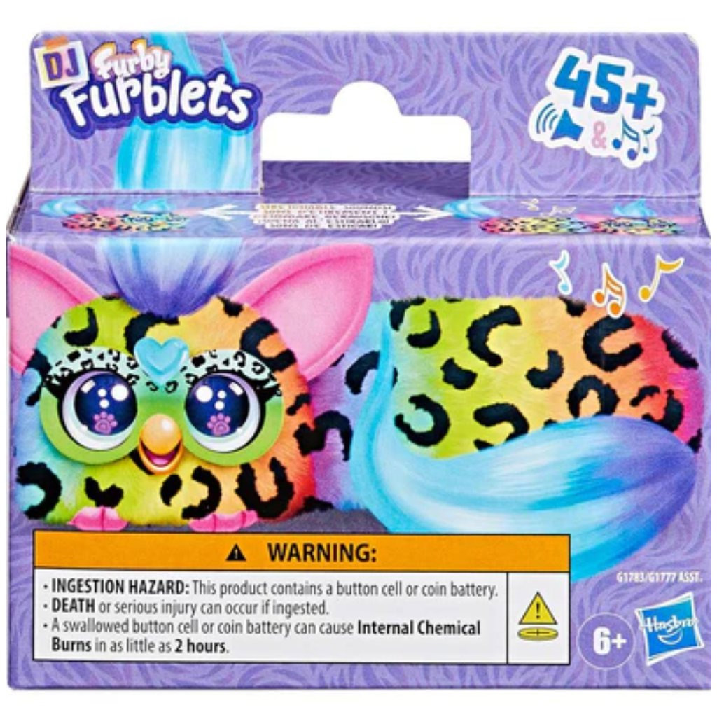 Furby: DJ Furblets Rain-Bow-Kat interaktívna plyšová figúrka - Hasbro