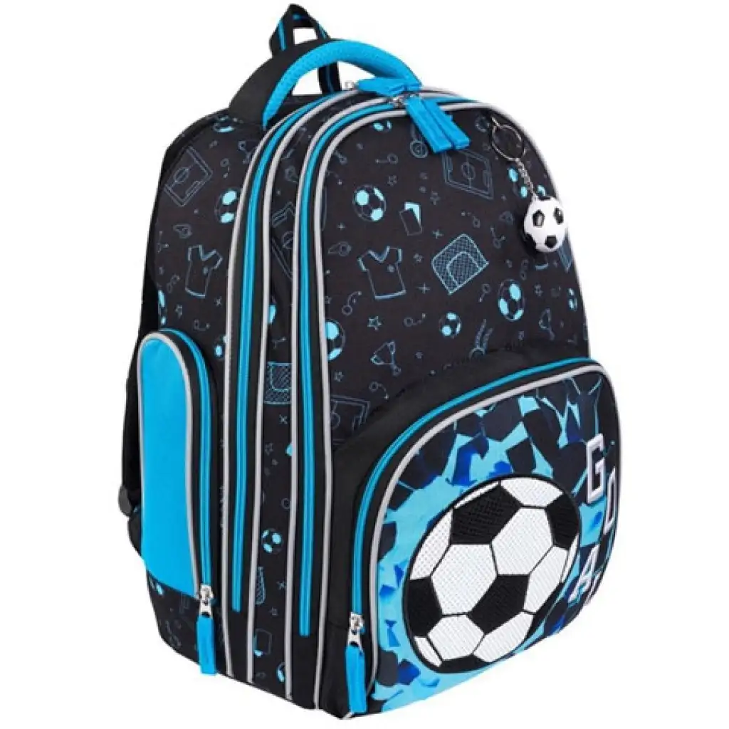 Futbal premium školská taška, batoh s dvomi priehradkami 37x20x31cm