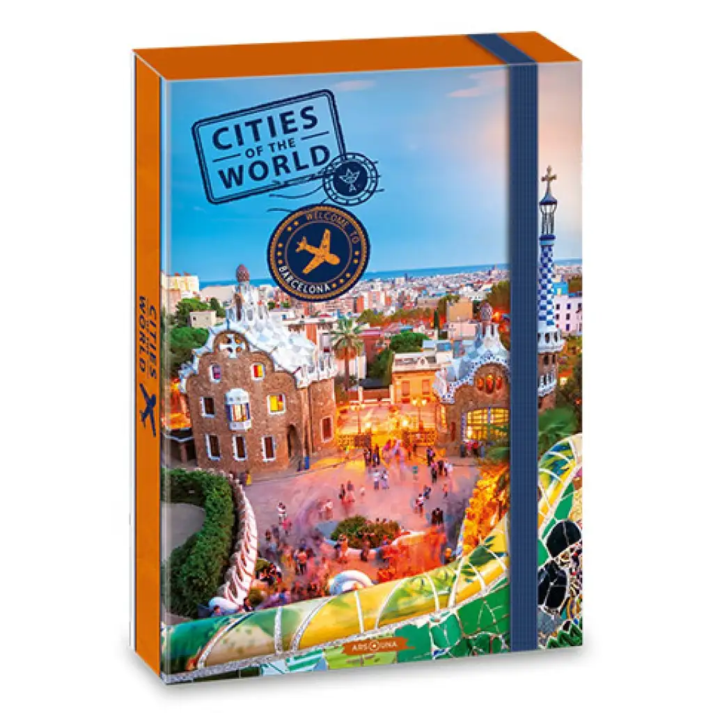 Ars Una: Cities of the World Barcelona box na zošity A/4