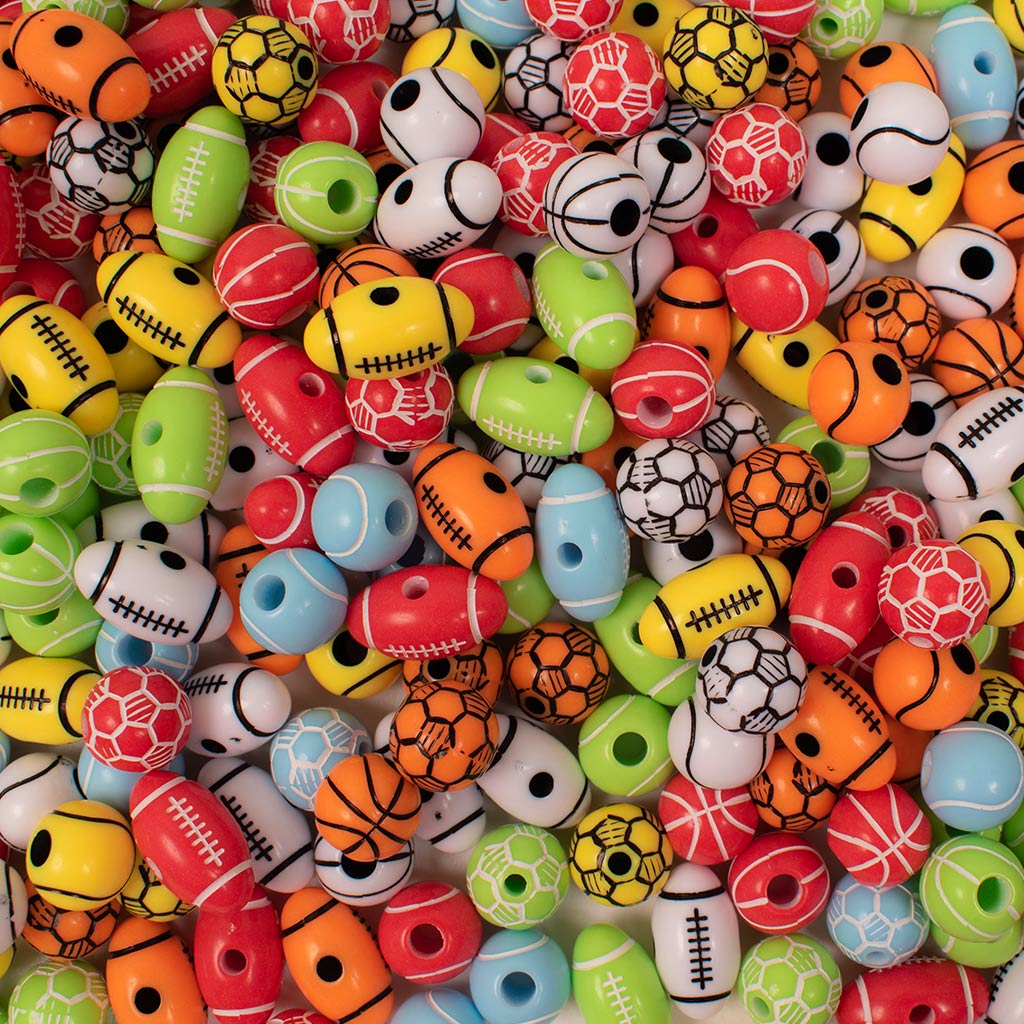 PlayBox: Športová sada korálikov na navliekanie s loptami, 150 ks kép 2