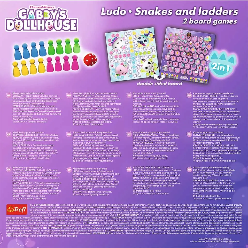 Gabi Bábikin dom: 2 v 1 spoločenská hra - Trefl kép 3