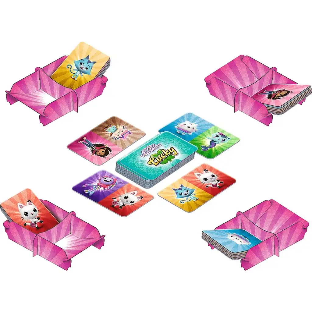 Gabiho domček pre bábiky: Lucky kartová hra - Trefl kép 2