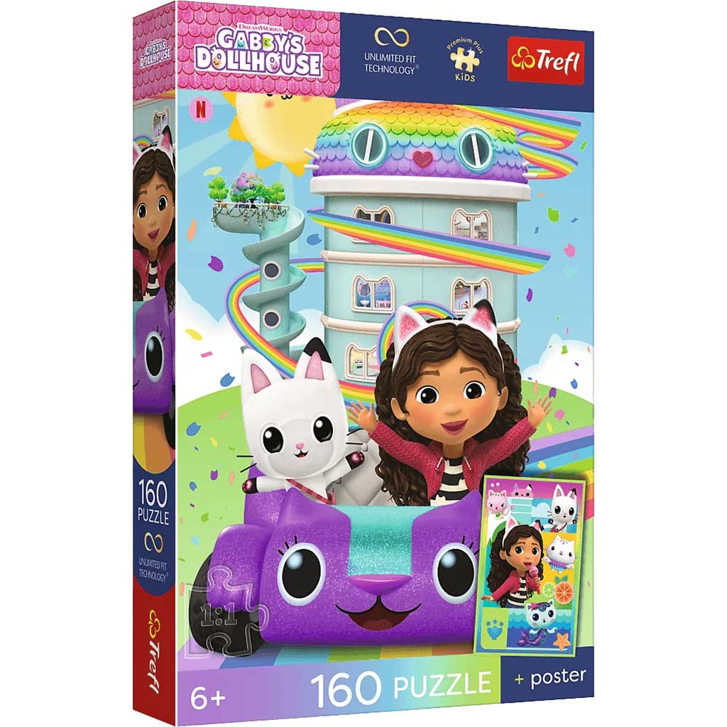Gabi babaháza 160db-os UFT puzzle poszterrel - Trefl kép 1