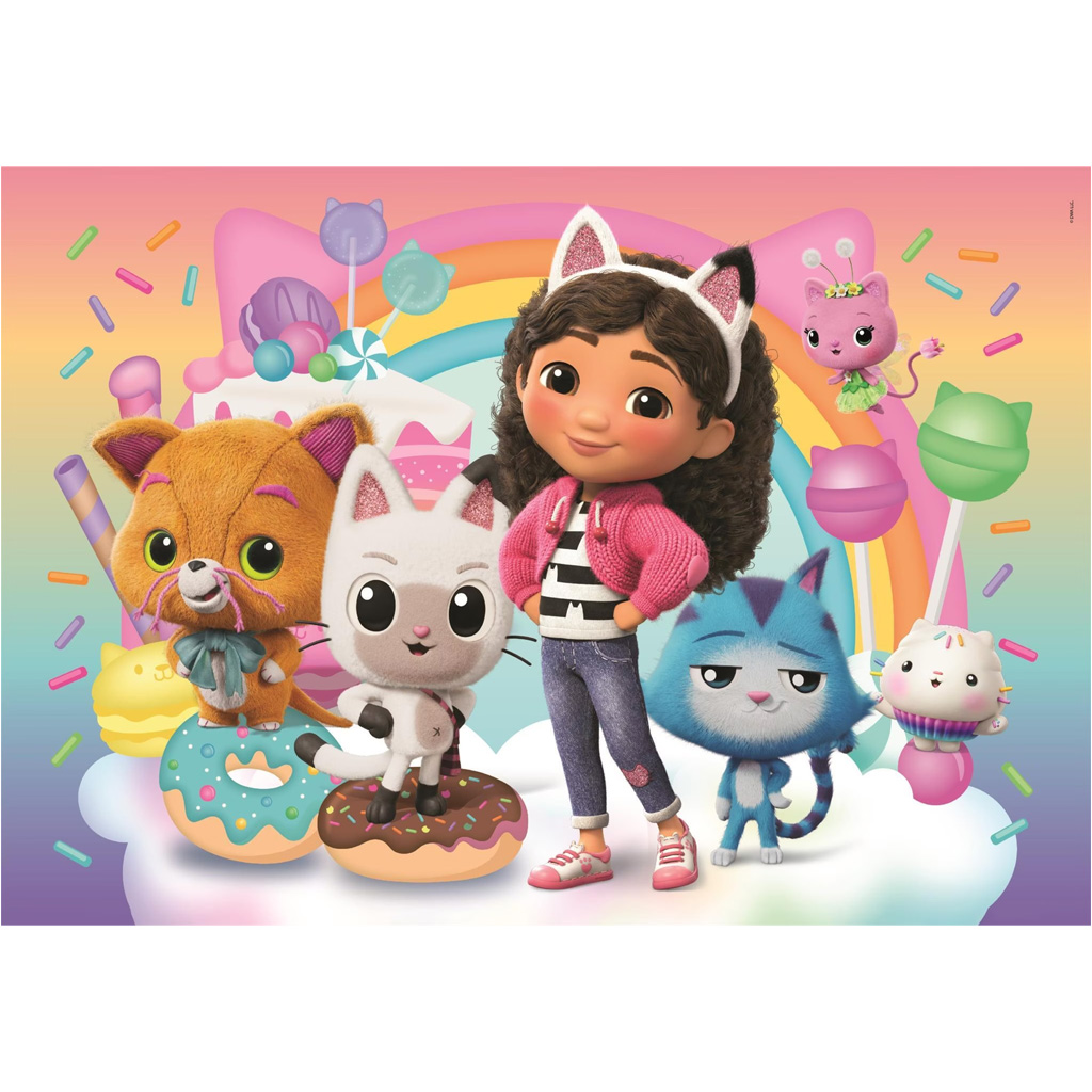 Gabin domček pre bábiky 2×20-dielne Supercolor puzzle - Clementoni kép 2