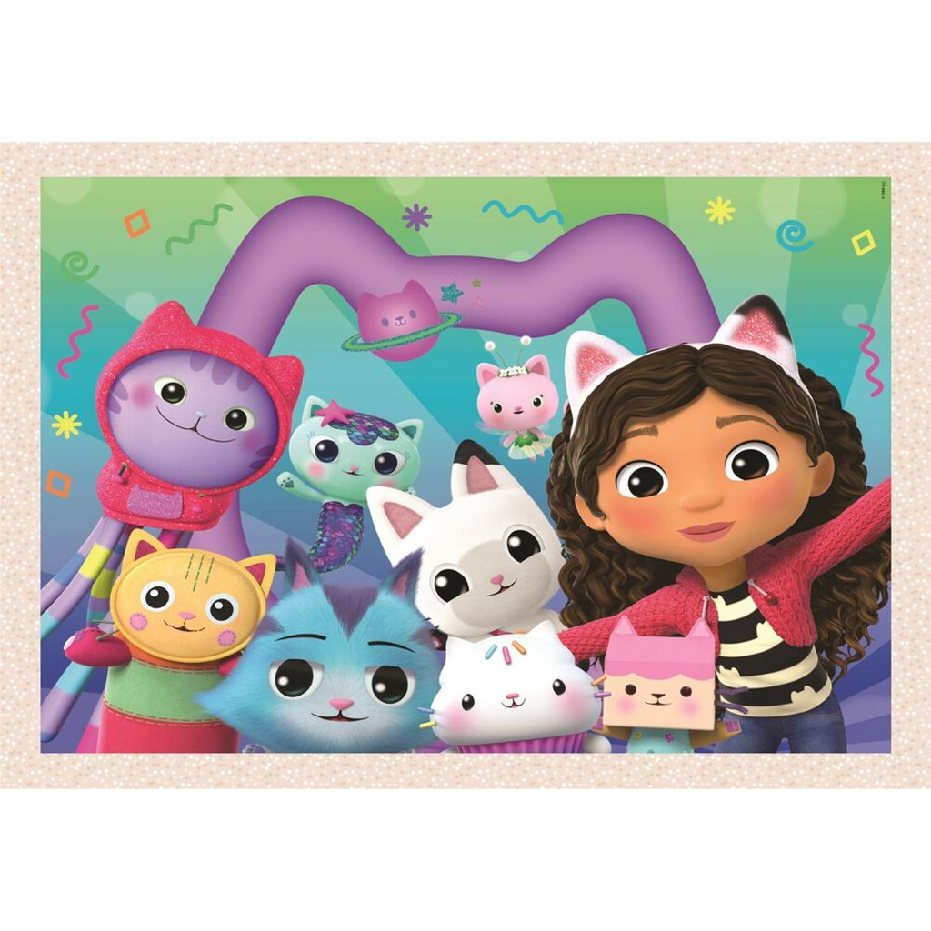 Gabi domček pre bábiky 4 v 1 Supercolor puzzle - Clementoni kép 2