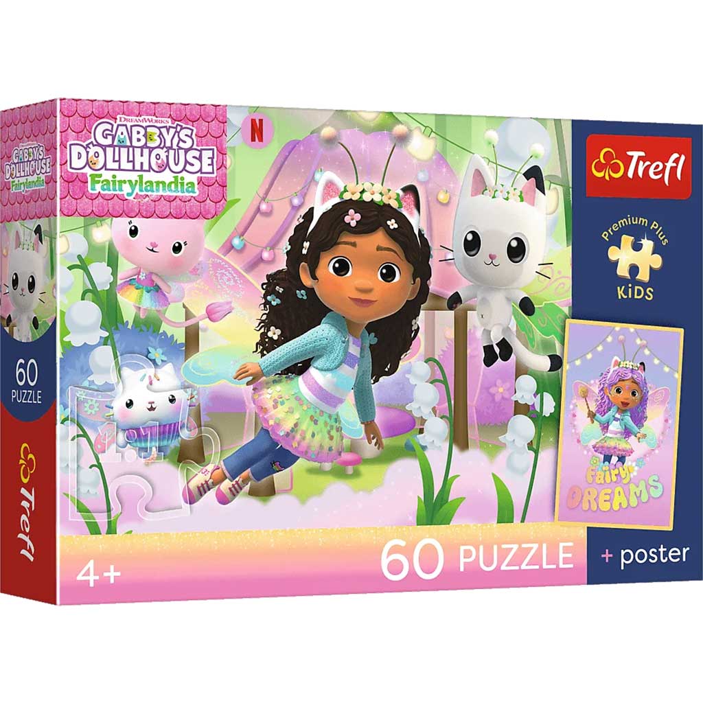 Gabi babaháza 60db-os prémium plusz kids puzzle poszterrel - Trefl kép 1
