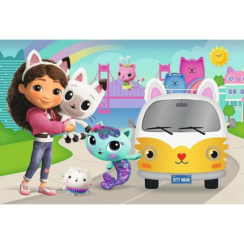 Gabikin domček pre bábiky – Film, 60-dielne puzzle – Trefl kép 2