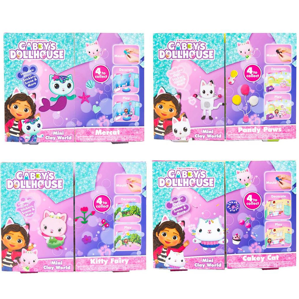 Gabi domček pre bábiky, sada plastelíny s postavičkami v rôznych prevedeniach, 1 ks