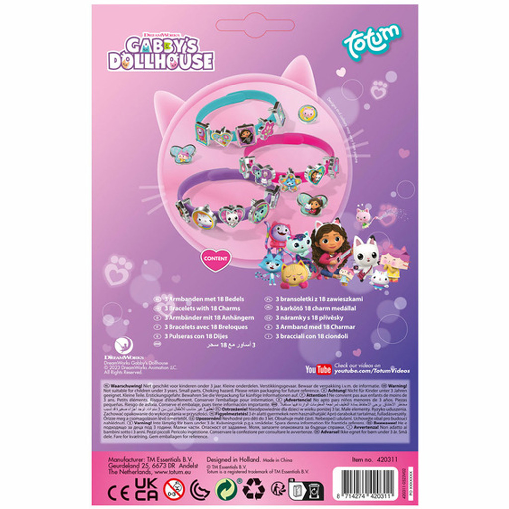 Gabi domček pre bábiky - kreatívna súprava na výrobu náramkov - Totum kép 4