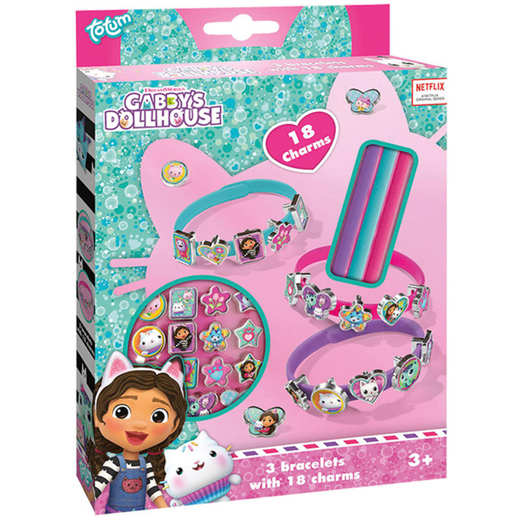 Gabi domček pre bábiky - kreatívna súprava na výrobu náramkov - Totum