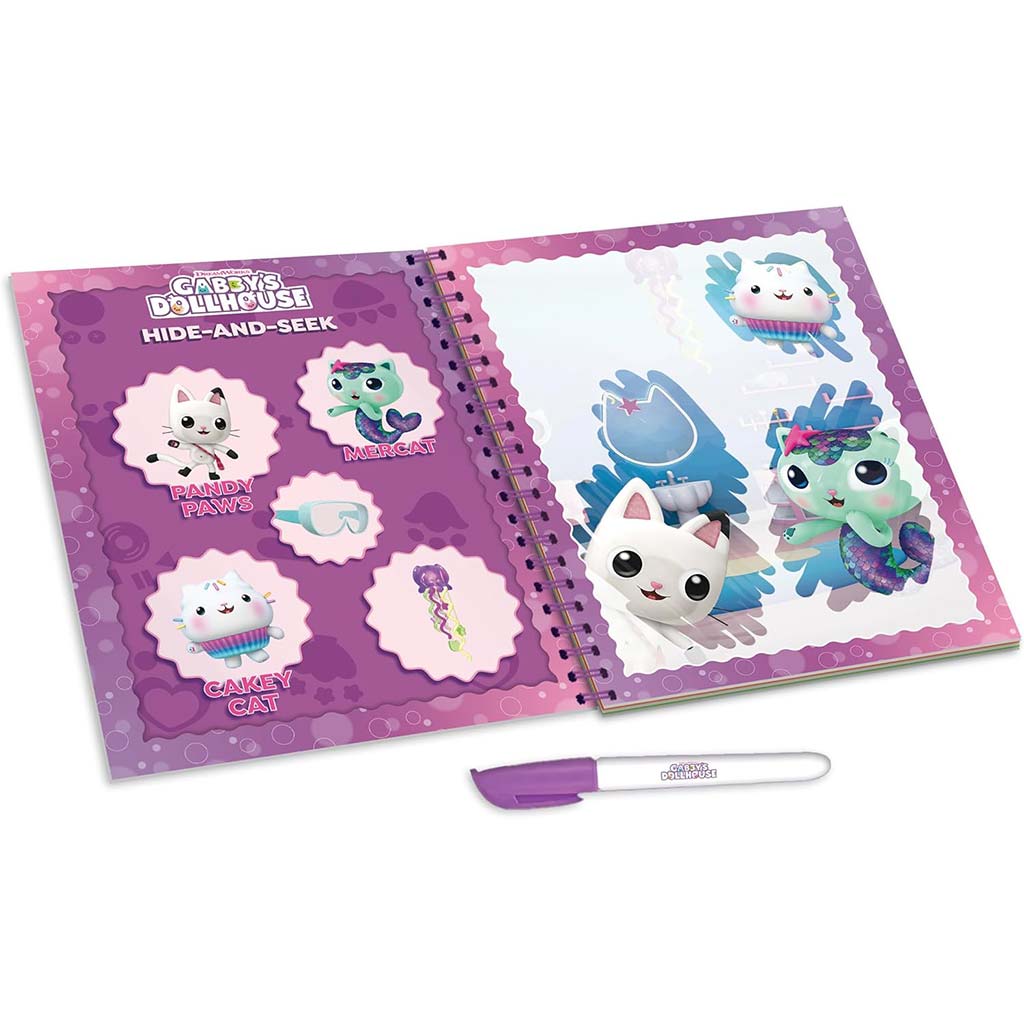 Gabi domček pre bábiky Meow-Mazing omaľovánka na maľovanie vodou - Lisciani kép 2